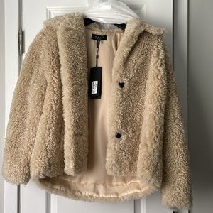Rag and bone, faux fur coat